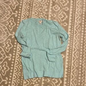 J. Crew Light Blue Long Sleeve Tee